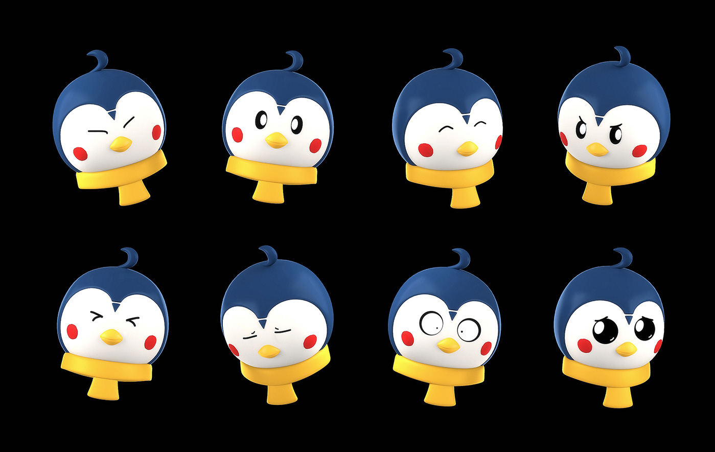 騰訊王卡吉祥物設計-014