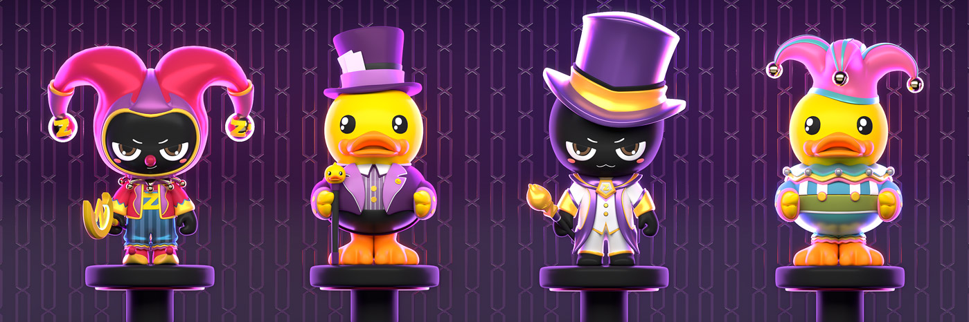 小黃鴨 &站酷IP形象聯(lián)名撲克牌設(shè)計(jì)21