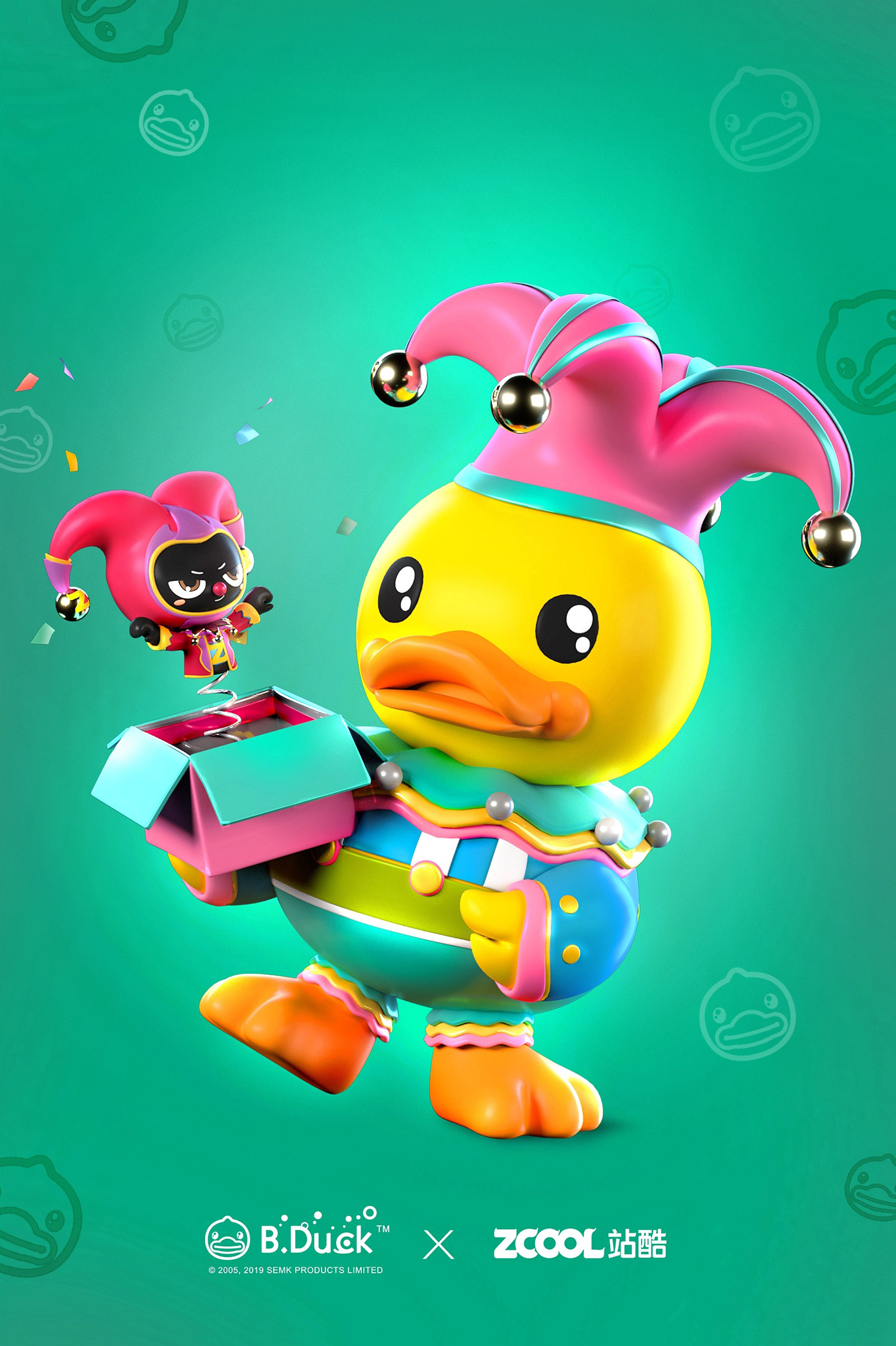 小黃鴨 &站酷IP形象聯(lián)名撲克牌設(shè)計(jì)18