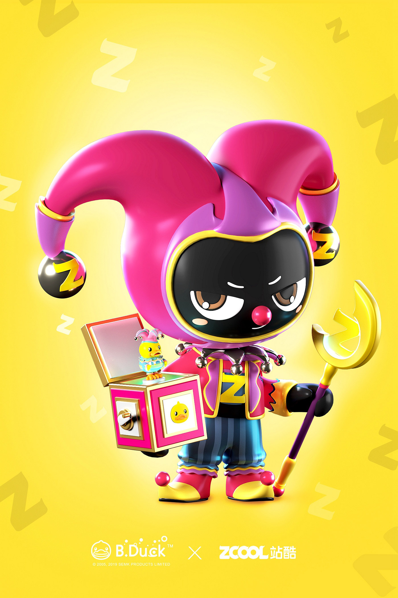 小黃鴨 &站酷IP形象聯(lián)名撲克牌設(shè)計(jì)17
