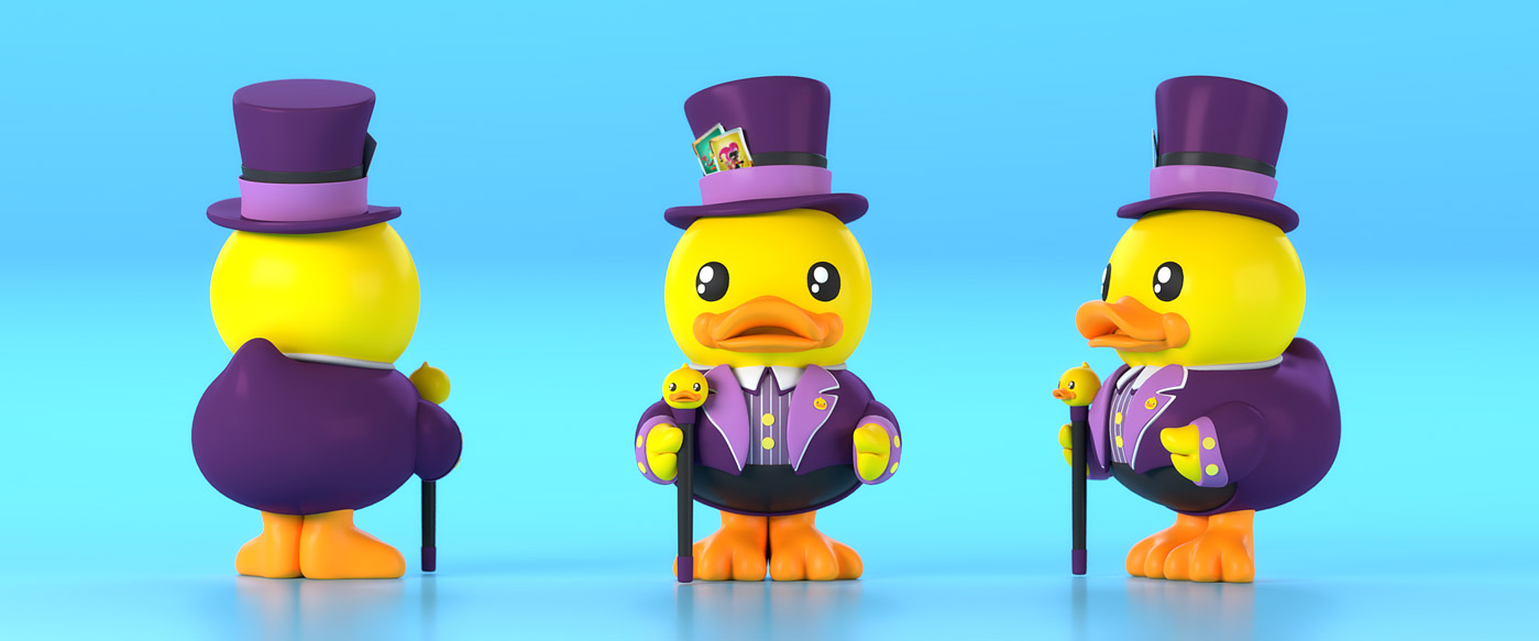 小黃鴨 &站酷IP形象聯(lián)名撲克牌設(shè)計(jì)8