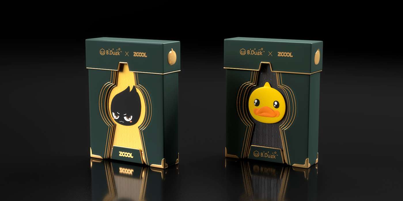 小黃鴨 &站酷IP形象聯(lián)名撲克牌設(shè)計(jì)7