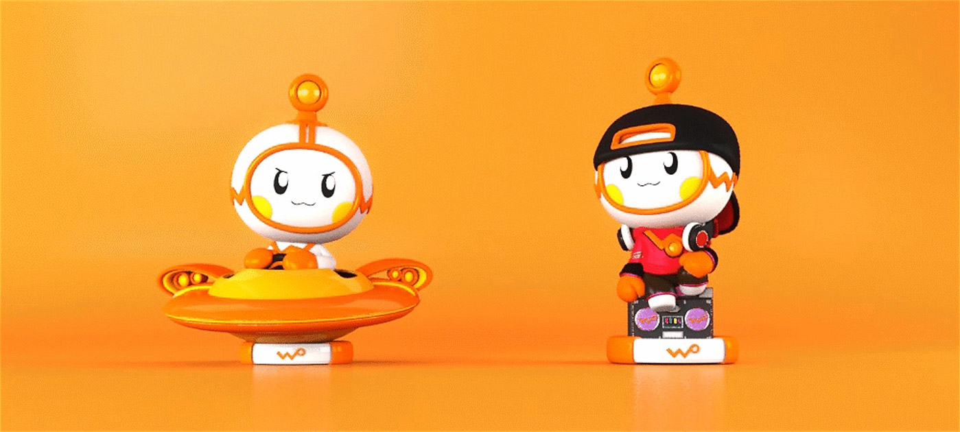 中國聯通沃品牌ip吉祥物形象設計17