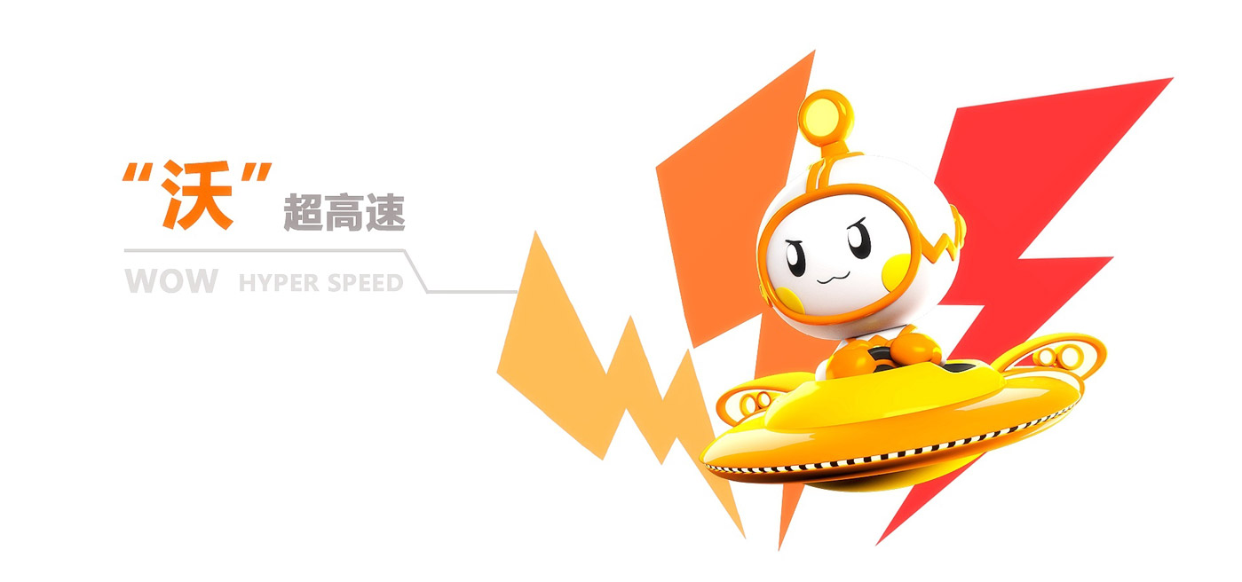 中國聯通沃品牌ip吉祥物形象設計3