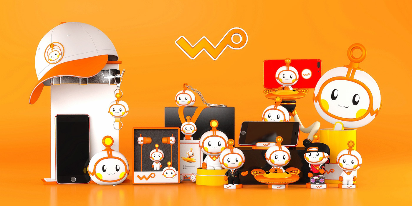 中國聯通沃品牌ip吉祥物形象設計